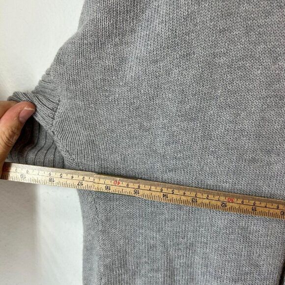 Michael Michael Kors Womens Cardigan Small Gray Open cable knit basic layer - Picture 7 of 10